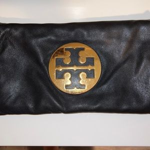Tory Burch leather clutch